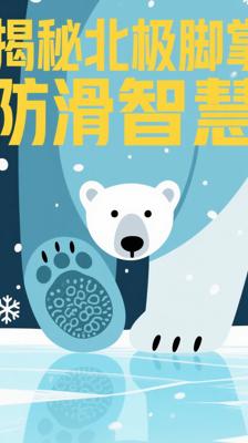 揭秘！北极熊脚掌防滑肉垫的生存智慧
