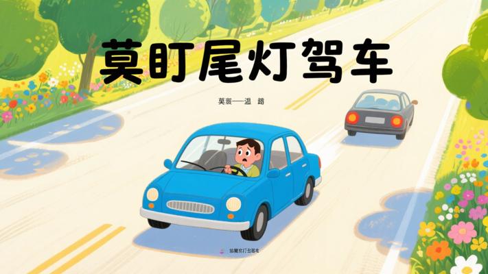 别总盯着别人的尾灯开车