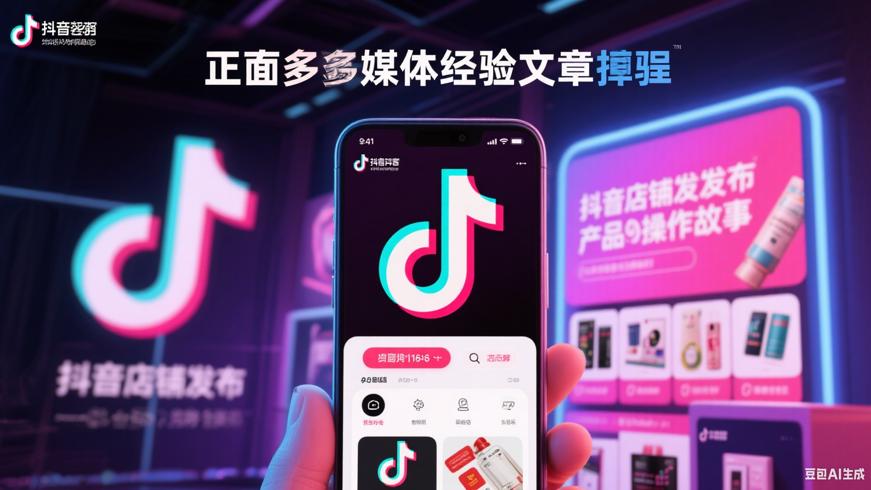 抖音开店发布产品的实操故事与详细步骤