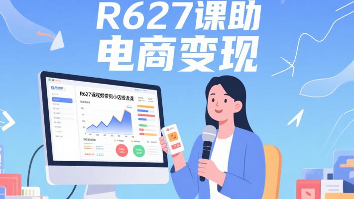 R627短视频带货小店投流课 助力电商流量变现