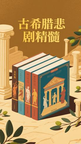 索福克勒斯悲剧集全五册展现古希腊悲剧精髓