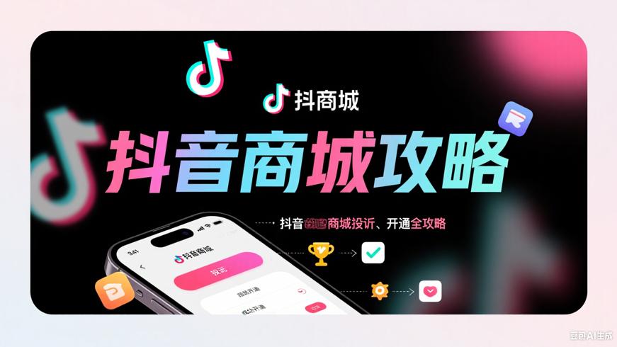 抖音商城投诉与开通全攻略新手也能轻松搞定