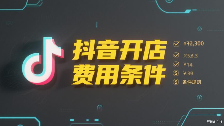 抖音开店所需费用及个人开通抖音小店条件