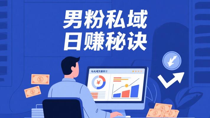 男粉小众私域赛道：精准变现，日赚超千的秘诀