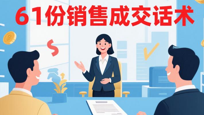 61份绝对成交话术：销售成功的致胜宝典