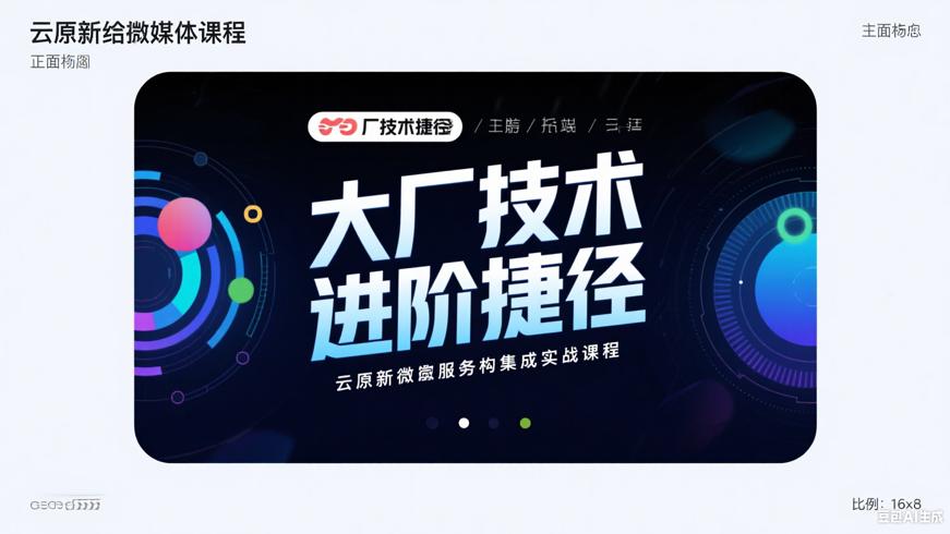 云原生微服务架构集成实战课程：进阶大厂技术的捷径