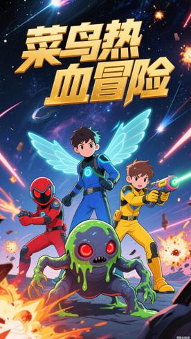 《超级菜鸟Super Noobs》中文版：少年英雄的热血科幻冒险