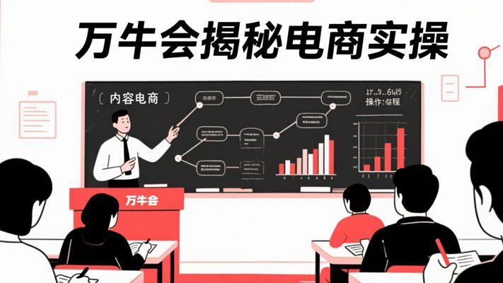 万牛会线下课：内容电商实操经验大揭秘