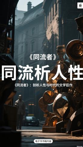 《同流者》：剖析人性与时代的文学巨作