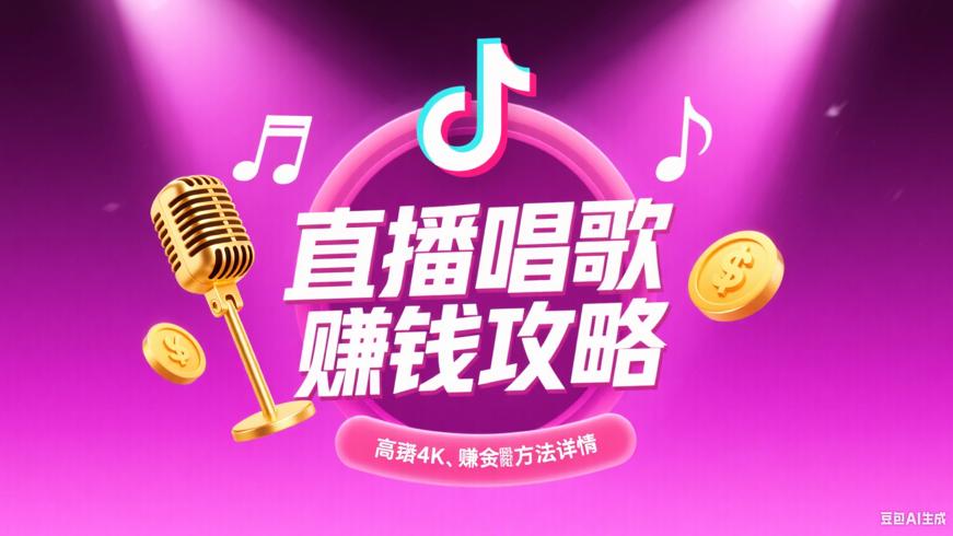 抖音唱歌能赚钱吗直播唱歌挣钱的方法详解