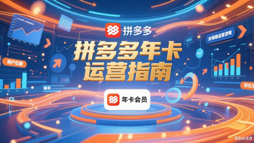 拼多多年卡会员全链路运营逻辑核心指南