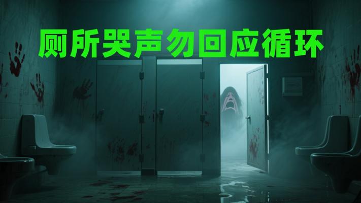 嘘！卫生间隔间哭声千万别回应的恐怖循环