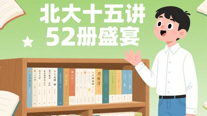 北京大学十五讲系列套装：52册知识盛宴
