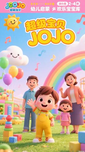 超级宝贝JOJO第2-4季：幼儿启蒙的欢乐宝库
