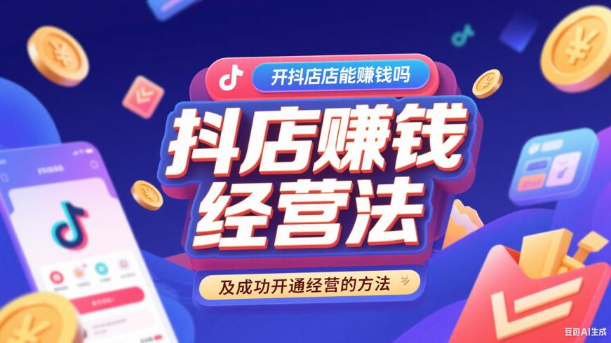 开抖店能赚钱吗及成功开通经营的方法