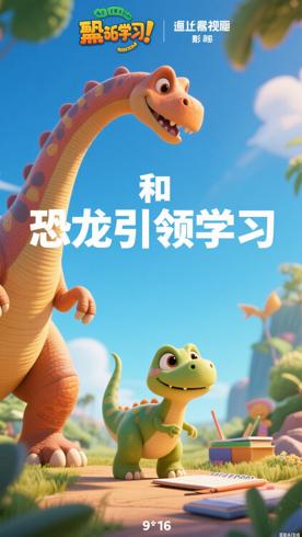 《和恐龙戴诺学习》：萌趣恐龙引领启蒙学习