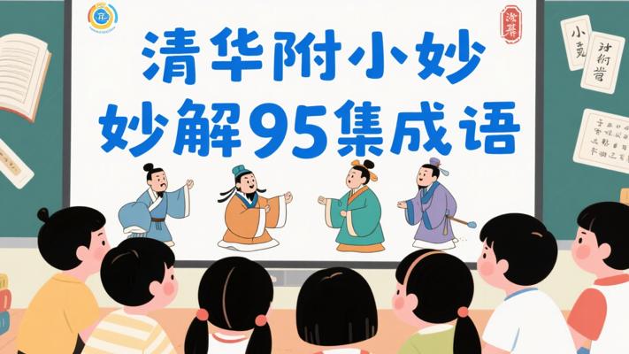 清华附小《妙解成语》：95集动画解锁成语学习密码