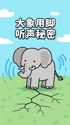 大象用脚听声音的秘密你知道吗