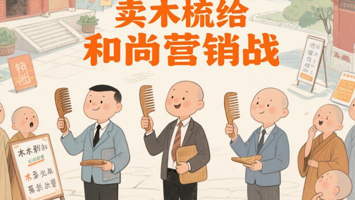 把木梳卖给和尚：三个推销员的脑洞营销战