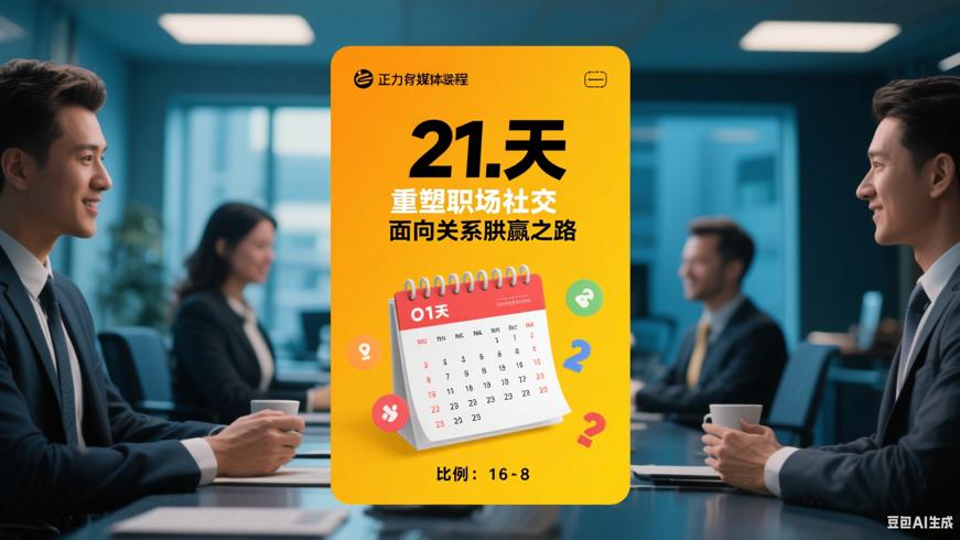 21天重塑职场社交，迈向关系赢家之路