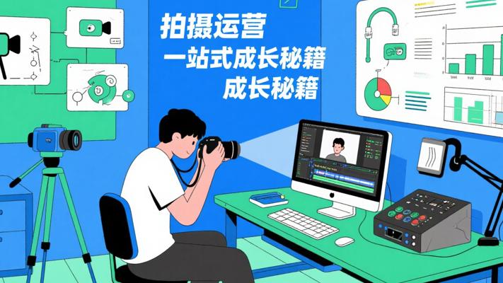 拍摄剪辑直播运营：一站式成长秘籍
