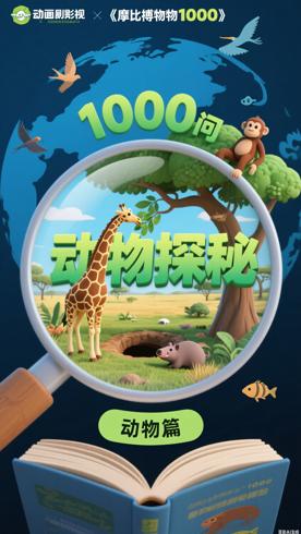 《摩比博物1000问·动物篇》：探秘动物世界的科普动画