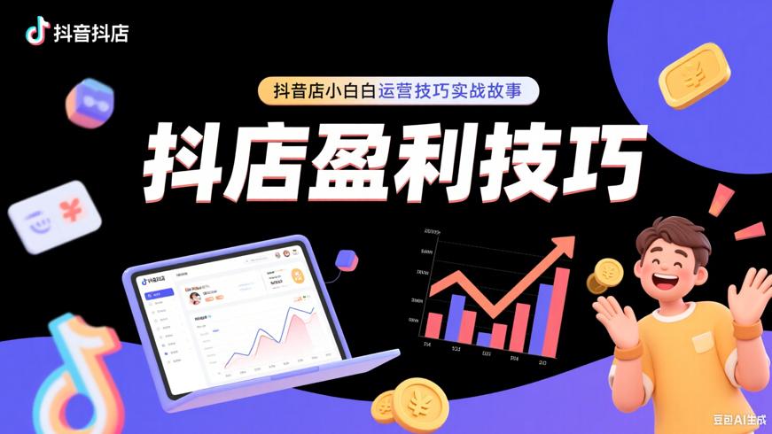 抖店从小白到盈利的运营技巧实战故事