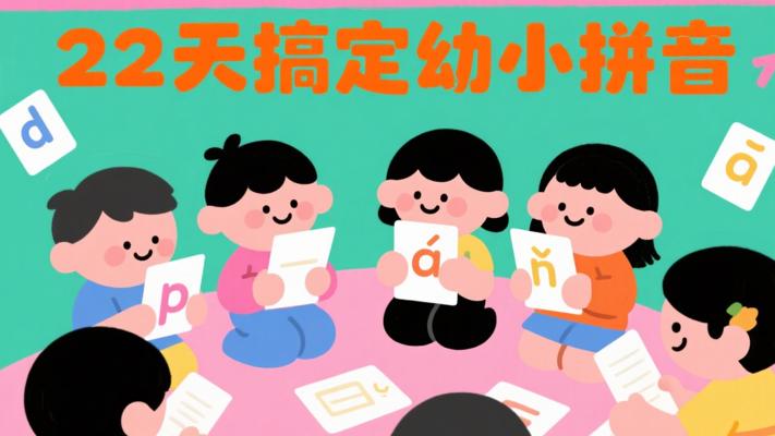 《22天搞定拼音》：幼小衔接拼音学习神器