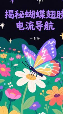 揭秘！蝴蝶翅膀里藏着的神秘电流导航术