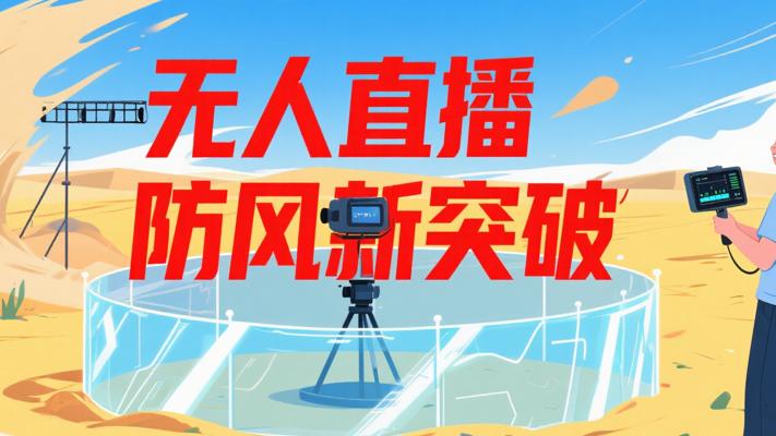 无人直播非实时防风技术：直播新突破