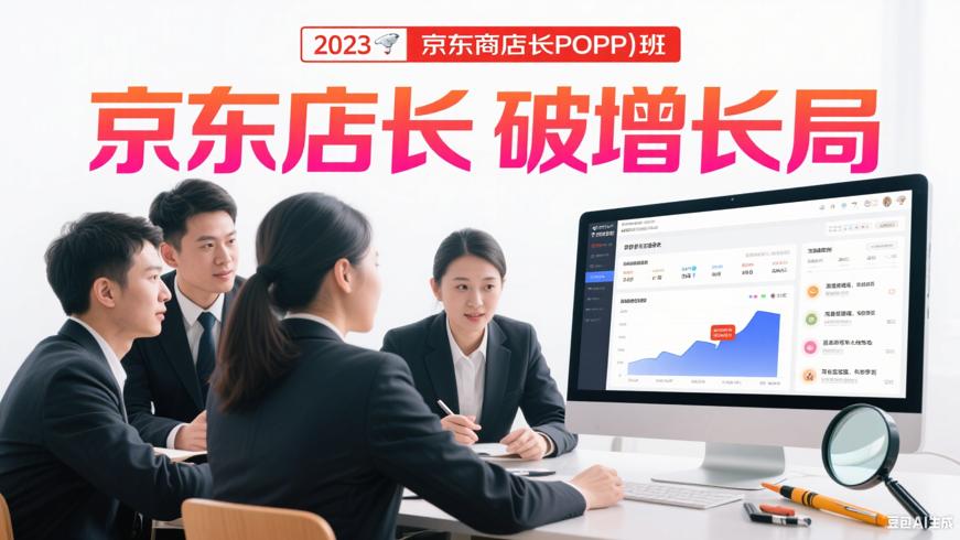 2023搜索书生京东店长POP班：破解增长困局的实战指南