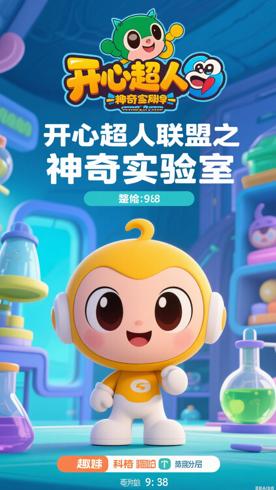 《开心超人联盟之神奇实验室》：趣味科普冒险动画