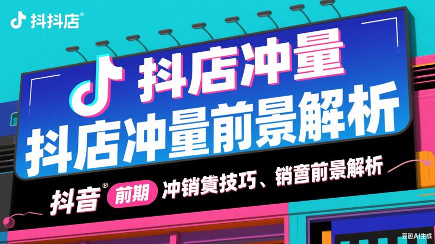 抖店前期冲销量实用技巧及生意前景解析