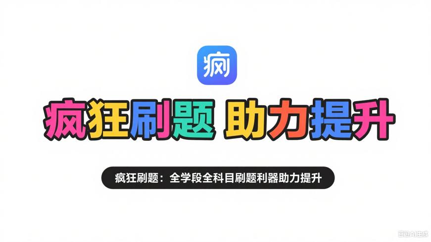 疯狂刷题：全学段全科目刷题利器助力提升