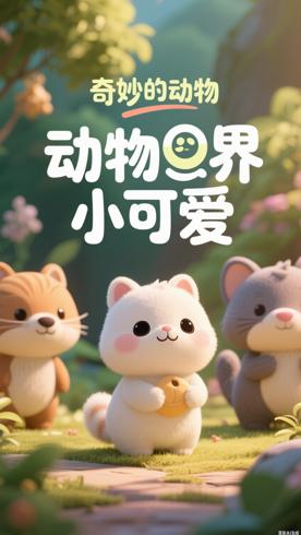 《奇妙的动物之动物界的小可爱》：萌趣生灵的治愈图鉴