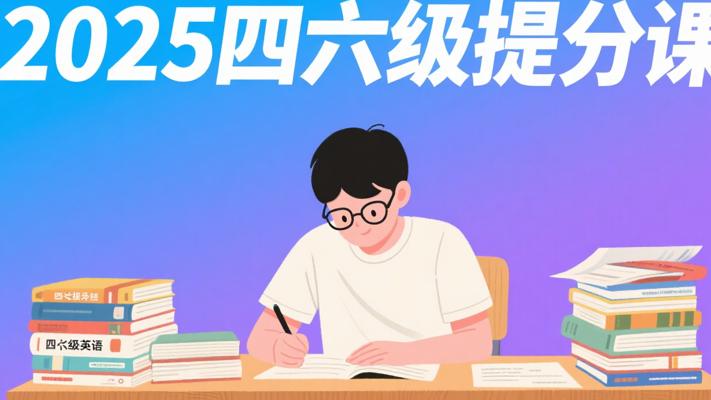2025瑞思拜四六级备考课：六月考试提分必备