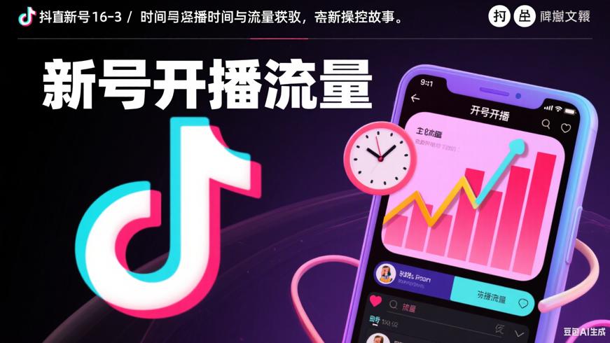 抖音新号开播时机与流量获取的实操故事