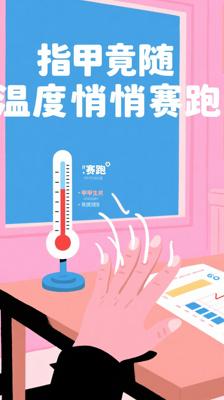 没想到！你的指甲竟偷偷跟着温度“赛跑”