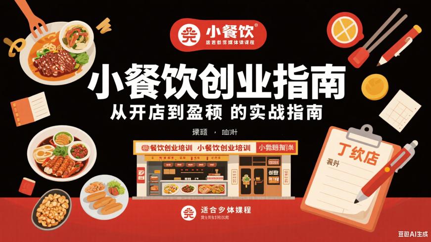小餐饮创业培训：从开店到盈利的实战指南