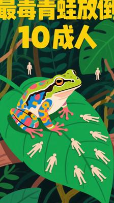 剧毒王者现身！《世界上最毒青蛙》竟能放倒10个成年人