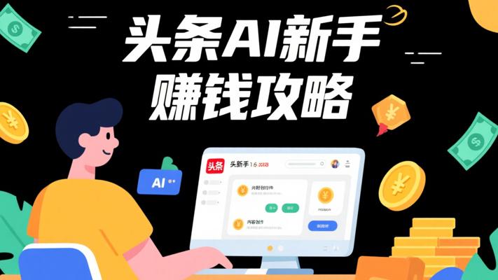 今日头条AI搬砖项目：新手也能轻松上手的赚钱攻略