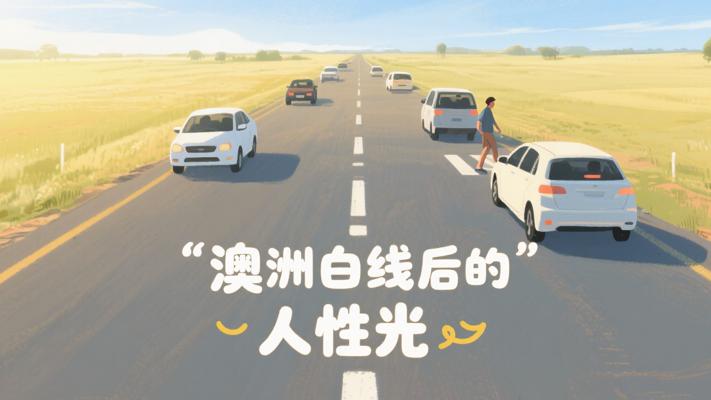 澳洲公路上的规则之美：一条白线背后的人性光芒