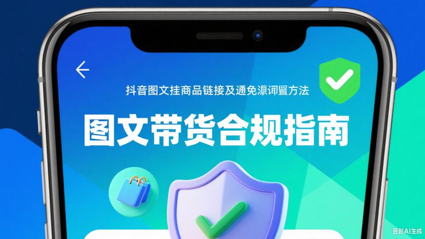 抖音图文挂商品链接及避免违规的方法