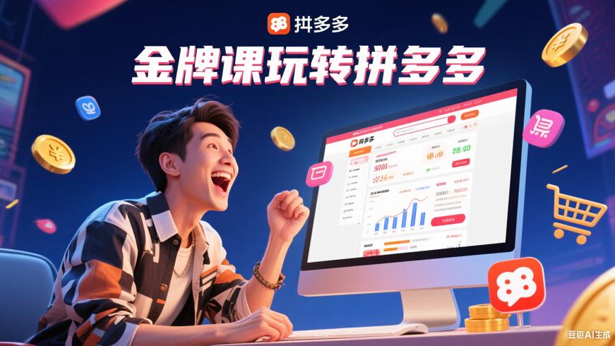 金牌系列课程 带你全方位玩转拼多多