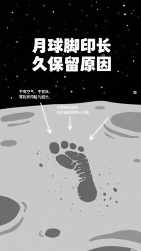 月球上的脚印为何能保留很久的原因