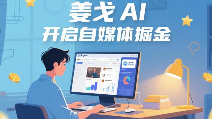 姜戈AI自媒体课：开启自媒体掘金新契机