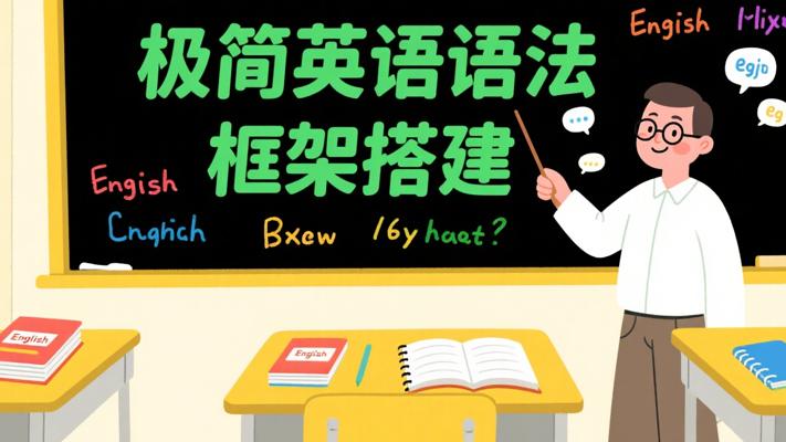 最简化英语语法课：轻松搭建语法框架