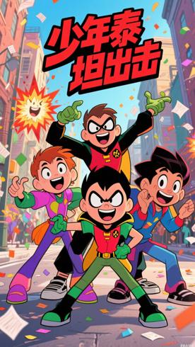 《少年泰坦出击TeenTitansGo!》英文版第二季爆笑来袭
