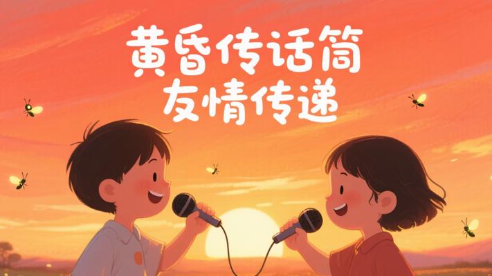 黄昏里的传话筒：一场关于友情的无声传递