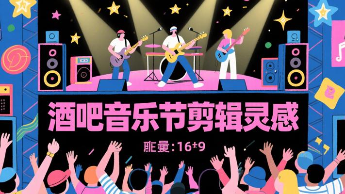 酒吧音乐节现场剪辑素材：点亮创作灵感